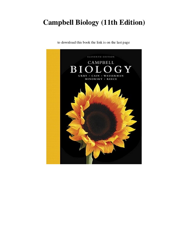 campbell biology 11th edition pdf